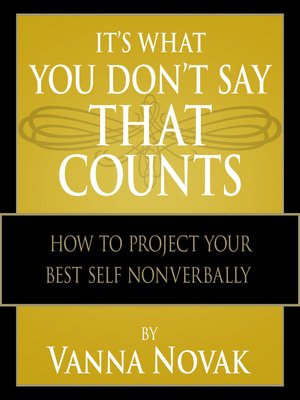 cover image of It's What You Don't Say That Counts